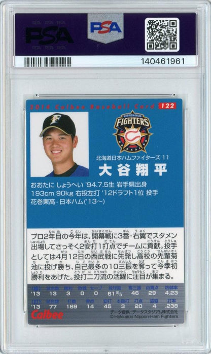 2014 Calbee Pro Baseball Chips #122 Shohei Ohtani – Vintage Snack Card Japan