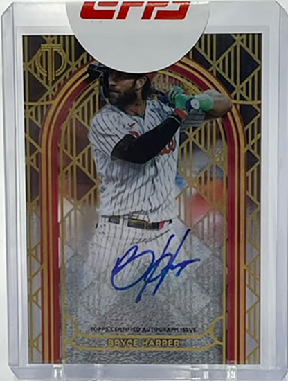 2024 Topps Tribute Bryce Harper Autograph /10 – Serial Numbered 02/10