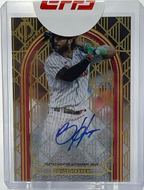 2024 Topps Tribute Bryce Harper Autograph /10 – Serial Numbered 02/10