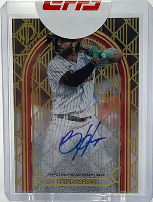 2024 Topps Tribute Bryce Harper Autograph /10 – Serial Numbered 02/10