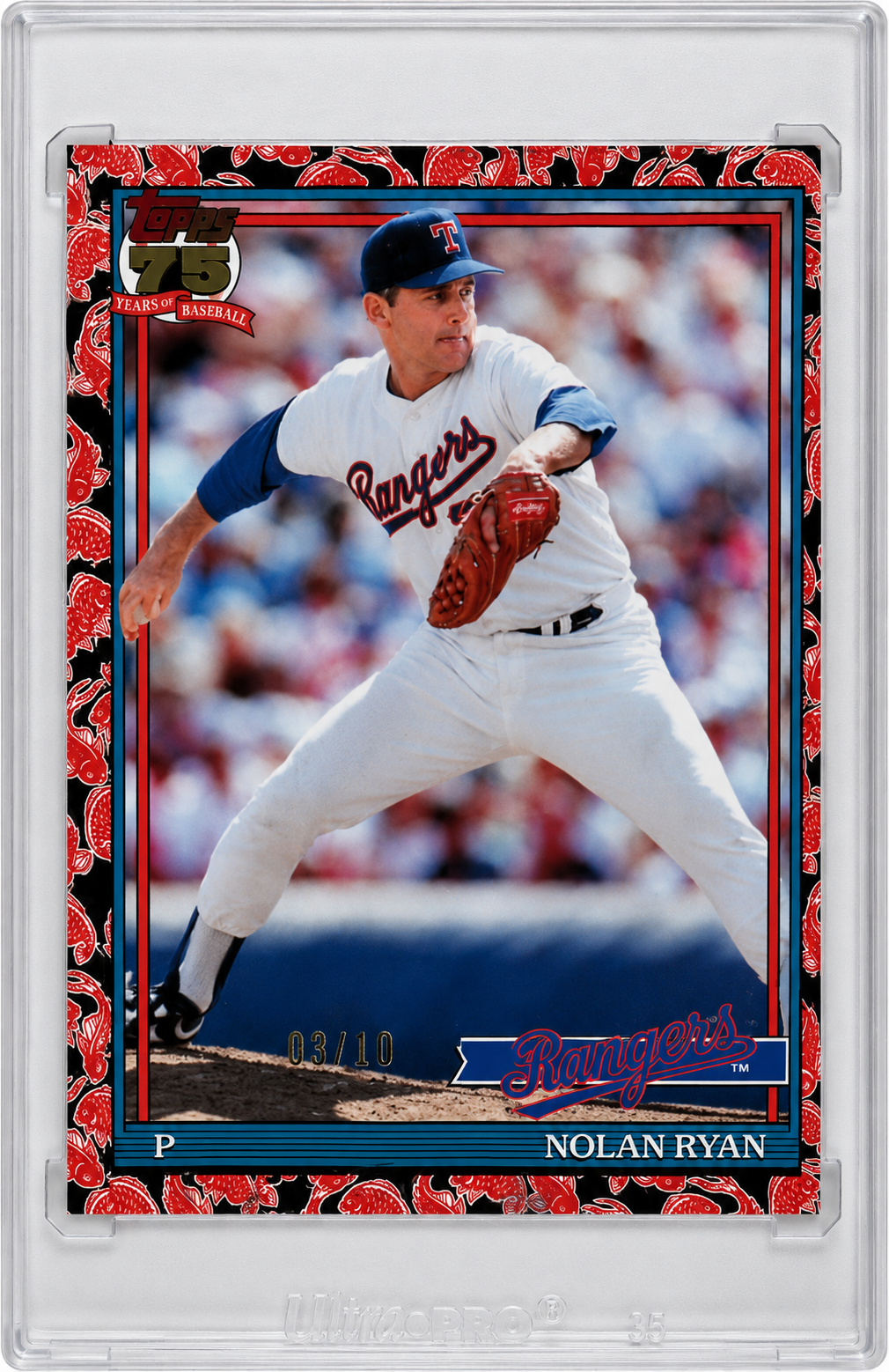 2026 Topps Baseball 75 Years of Topps Nolan Ryan Japan Koi Fish Black  #T91-97 /10
