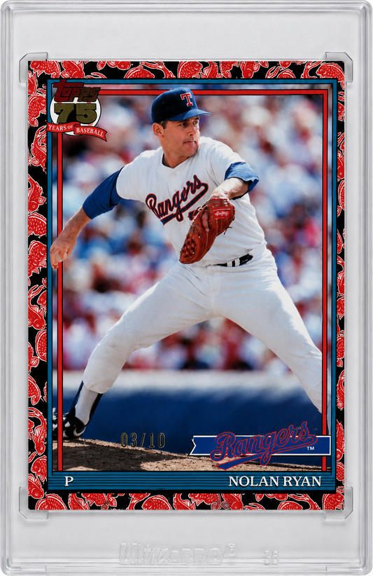 2026 Topps Baseball 75 Years of Topps Nolan Ryan Japan Koi Fish Black  #T91-97 /10