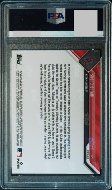 Shohei Ohtani Topps Now PSA 10 Doubleheader Complete Game & HR Two-Way Performance – Historic MLB Game Card