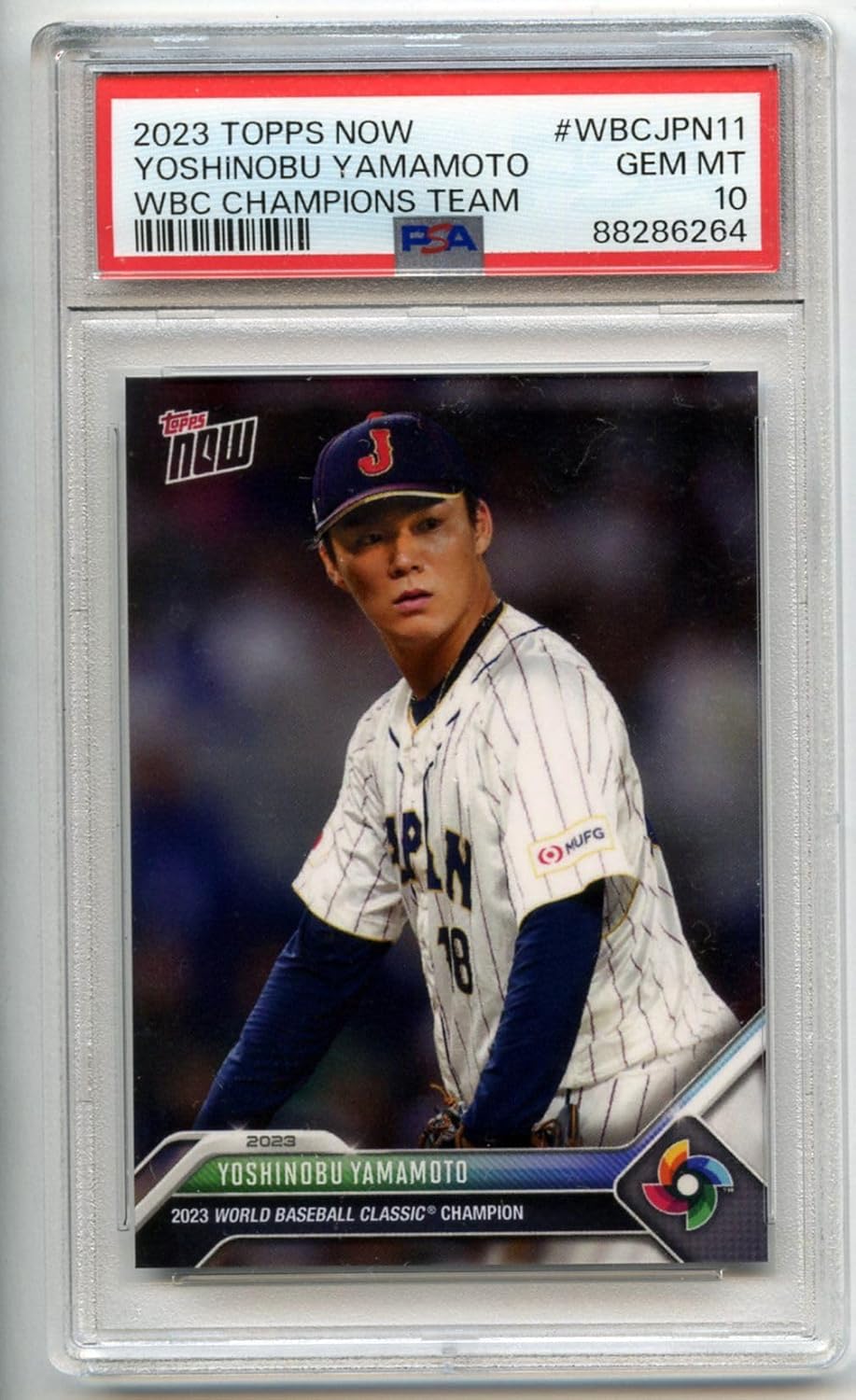 Yoshinobu Yamamoto WBC Champions Card PSA 10 Team Japan World Baseball Classic Winner – Premium Collectible