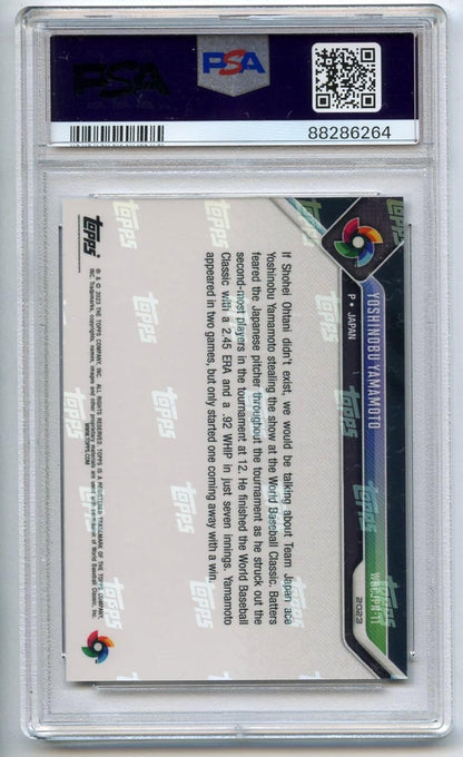 Yoshinobu Yamamoto WBC Champions Card PSA 10 Team Japan World Baseball Classic Winner – Premium Collectible